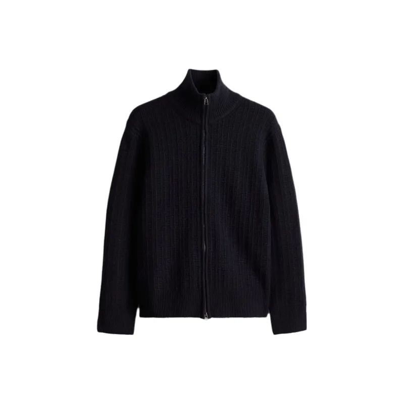 H&M Knitwear Men Marine Blue-0