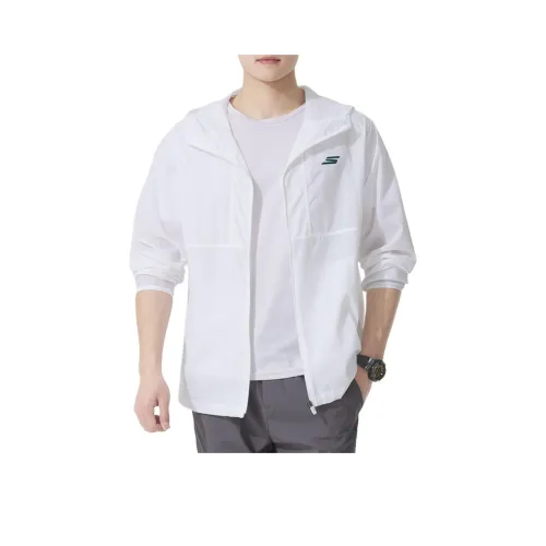 Skechers Comfort Sports Series Jacket Men's Bright White 0019