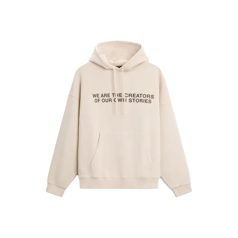 ZARA Sweatshirts Men Tan-0