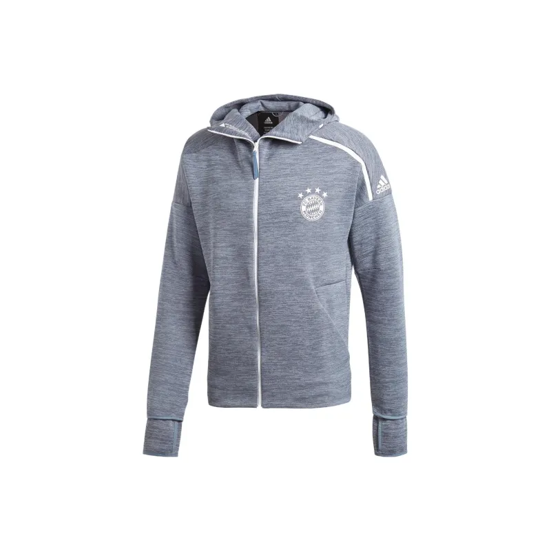 Adidas Bayern Munich Jackets Men Original Asphalt Gray-0