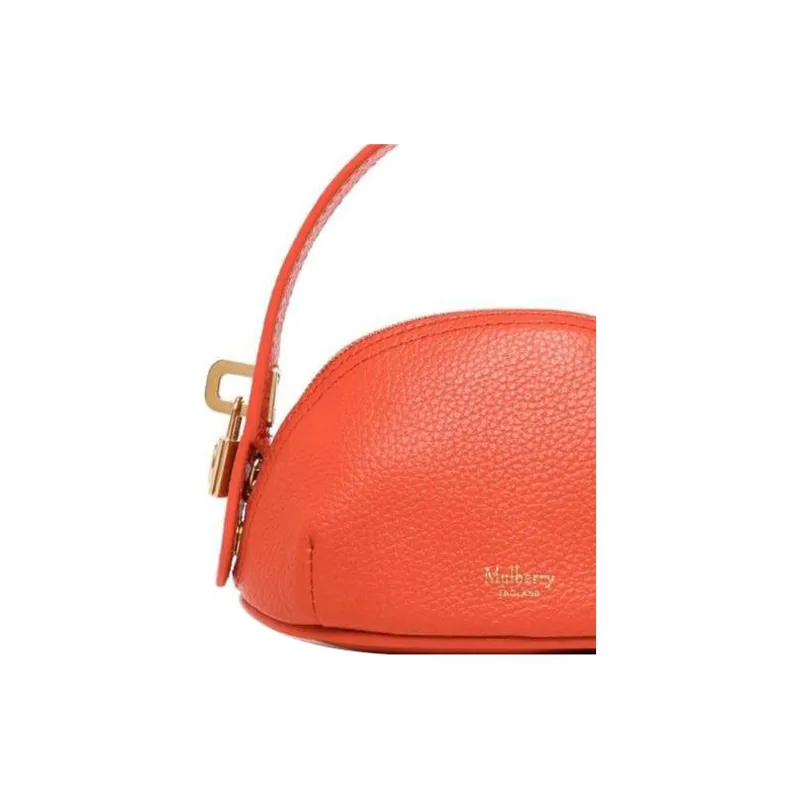 Mulberry Leather Handbag Mini Women's Orange-2