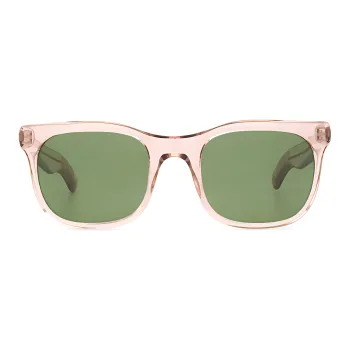 MOSCOT Acetate Metal Irregular Shape Sunglasses Women's Pink