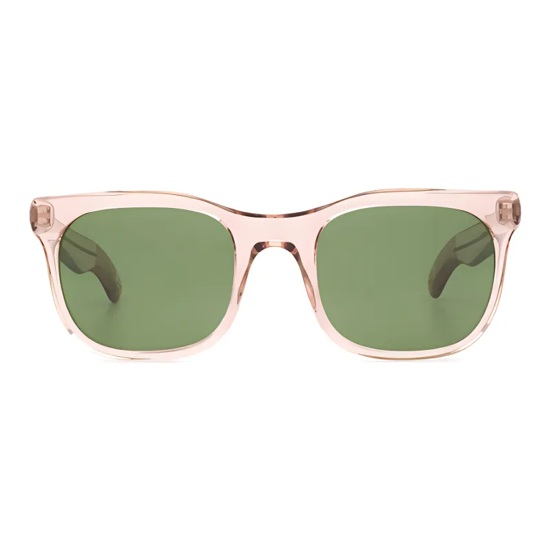 MOSCOT Acetate Metal Irregular Shape Sunglasses Women's Pink-0