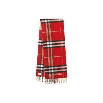 Burberry Giant Check Lateral Split Scarf