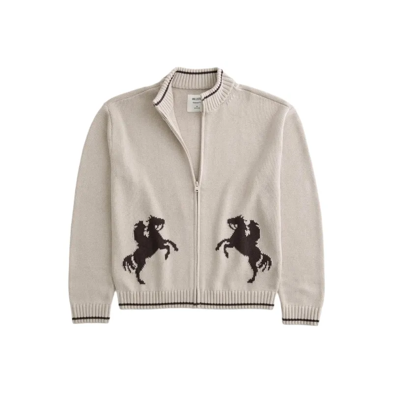 Hollister Knitwear Men's White Gray-0