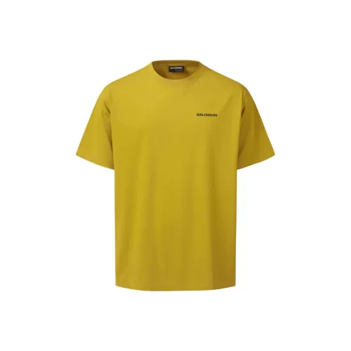 SALOMON T Shirts Men Mustard