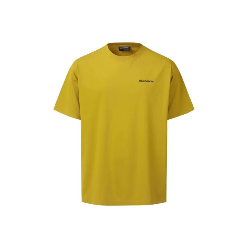 SALOMON T Shirts Men Mustard-0