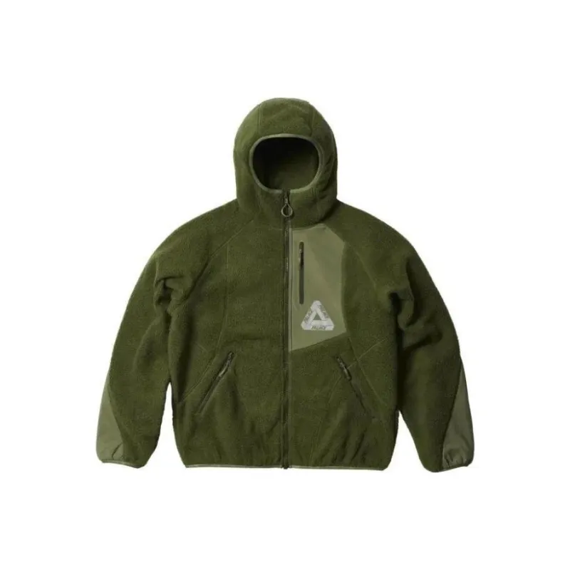 PALACE Therma Hooded Fleece Jacket-0