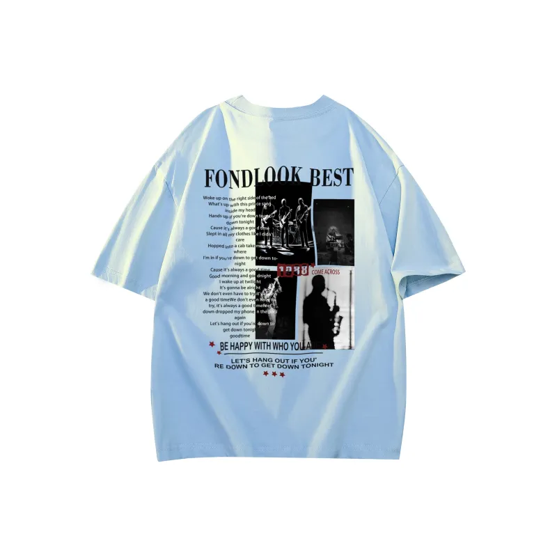 FONDLOOK T Shirts Unisex-14