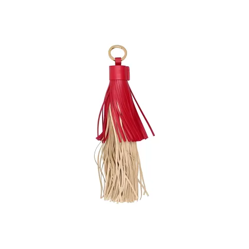 Bottega Veneta Leather Keychains Women's Red/Purple/Brown