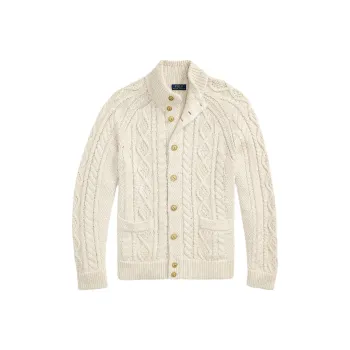 Polo Ralph Lauren Aran-Knitted Cardigan
