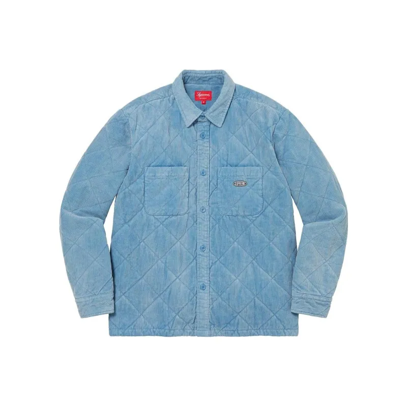 Supreme Quilted Corduroy Shirt-3