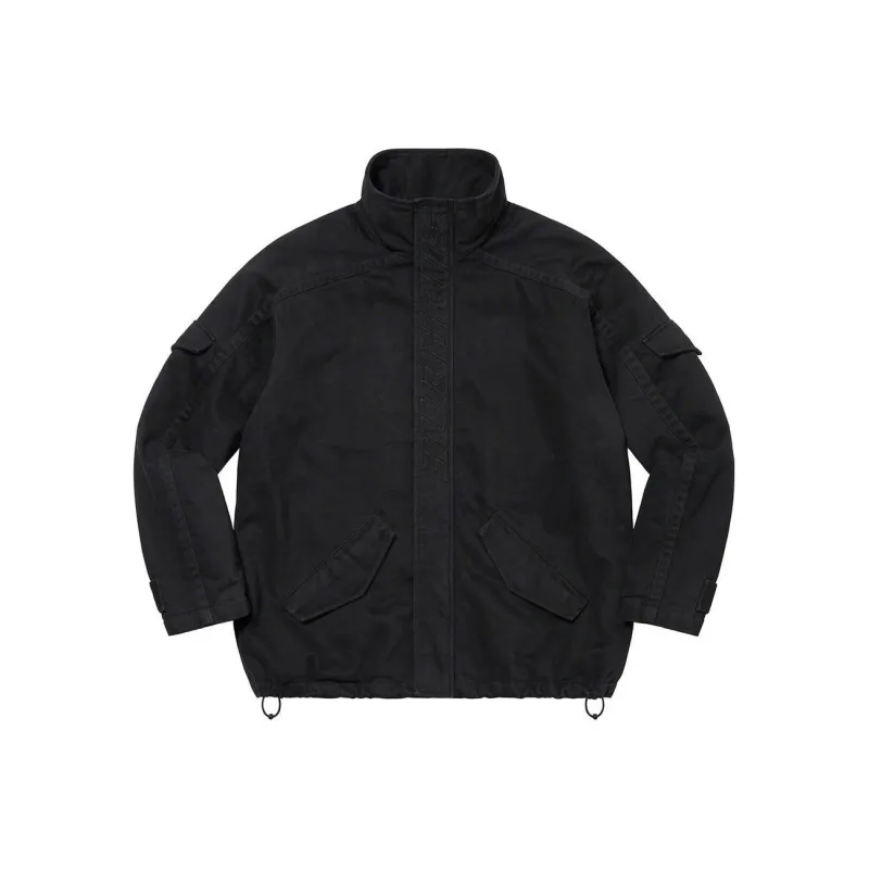 Supreme Brushed Twill Zip Jacket-6