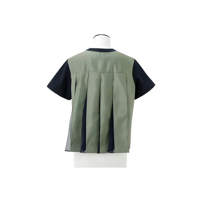 Sacai Panelled T shirt-1