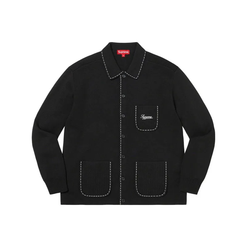 Supreme Contrast Stitch Button Up-2