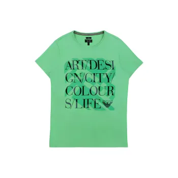 ARMANI JEANS T Shirts Men Green