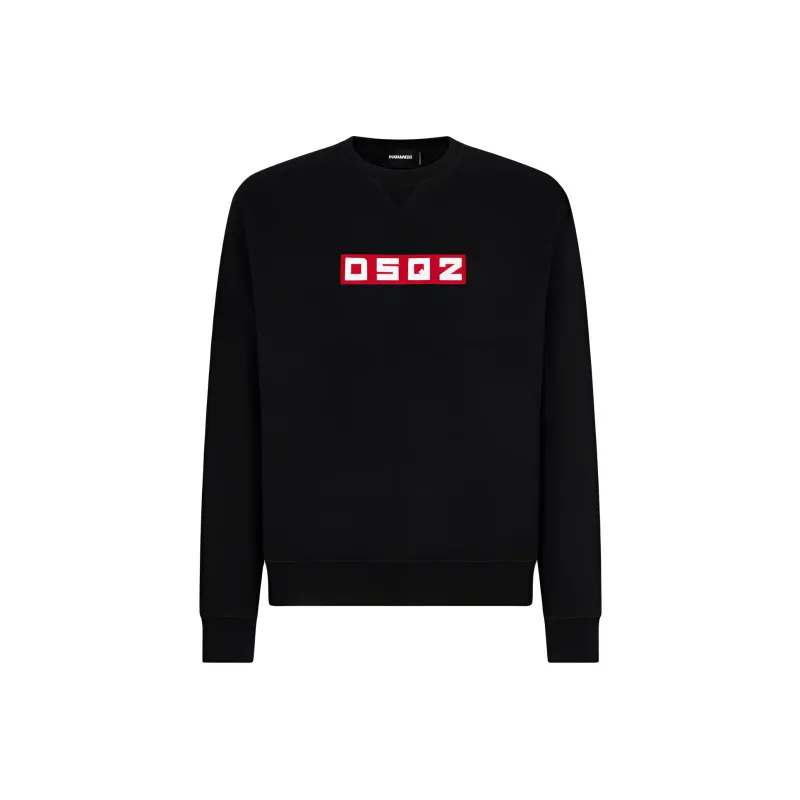 DSQUARED 2 Logo Printed Crewneck Sweatshirt-0