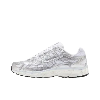 Nike P 6000 White Blue Tint Sail Metallic Silver Women's