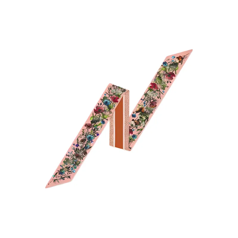DIOR Miss DIOR Millefiori Series Silk Scarves Women's Multicolor-0