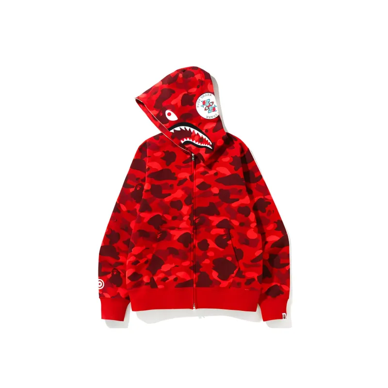 Bape Color Camo Full Zip Hoodie-3