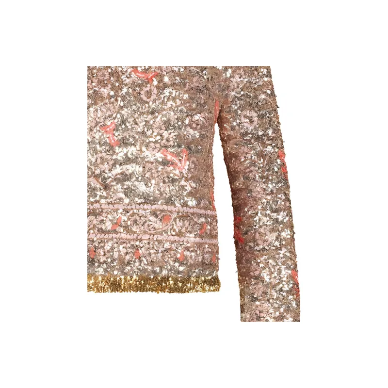 GIAMBATTISTA VALLI Sequin-embellished High-neck Top-3
