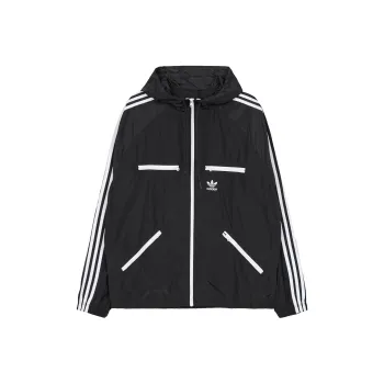Adidas Originals Logo stripe print Lightweight Jacket