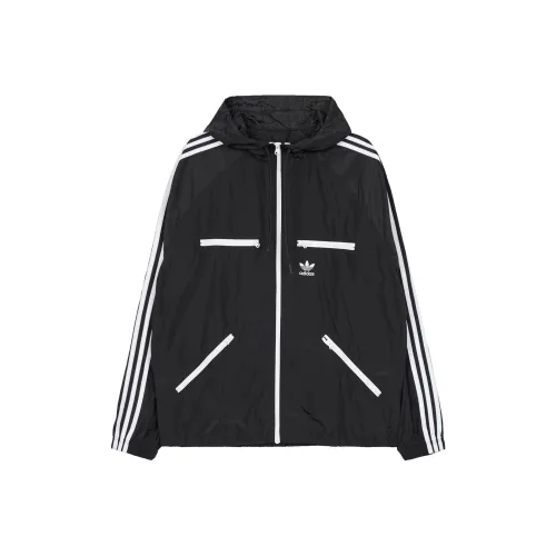 Adidas Originals Logo stripe print Lightweight Jacket