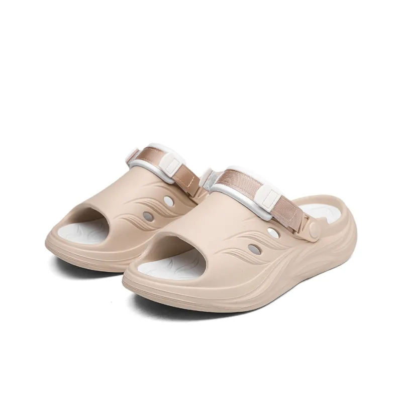 YUZHAOLIN Beach Sandals Unisex Black/Khaki/Neon Green-7