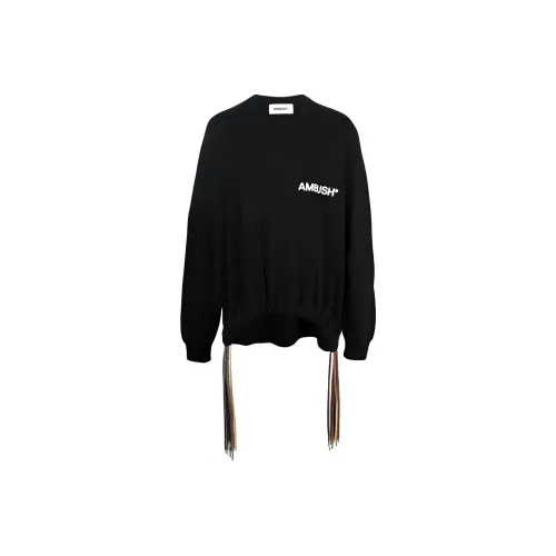 AMBUSH Multicord Crewneck Sweatshirt Black