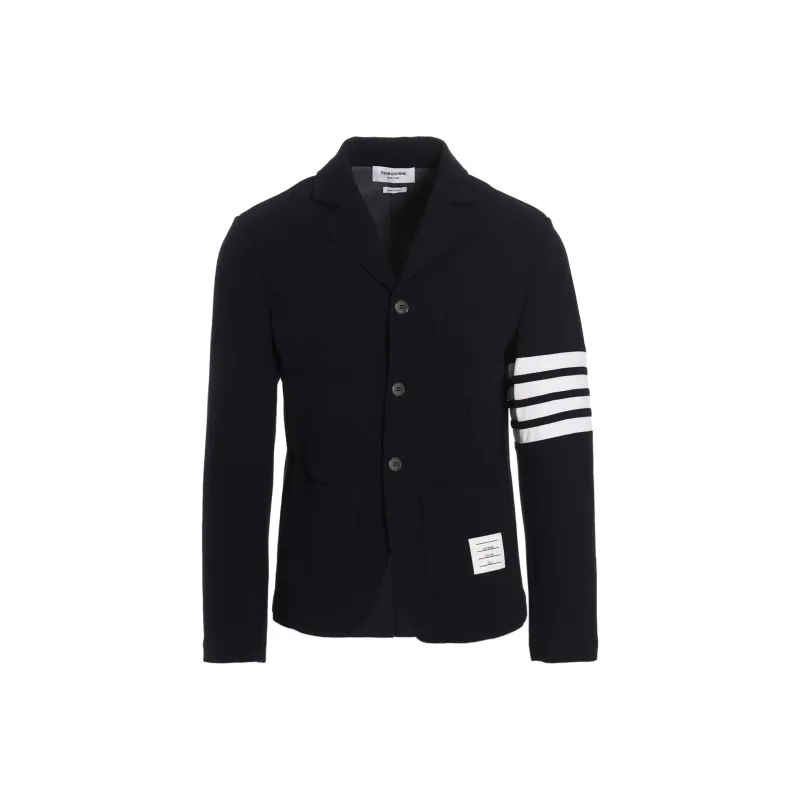 THOM BROWNE 4 Bar Single breasted Blazer-0