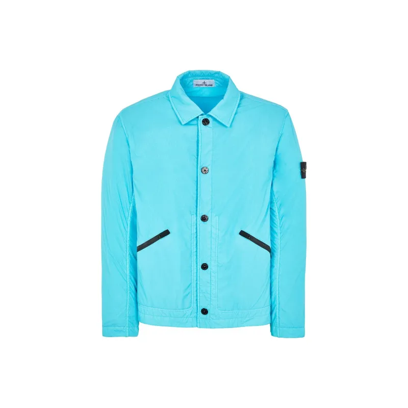 STONE ISLAND SS23 Jackets Coats Men's Turquoise-0