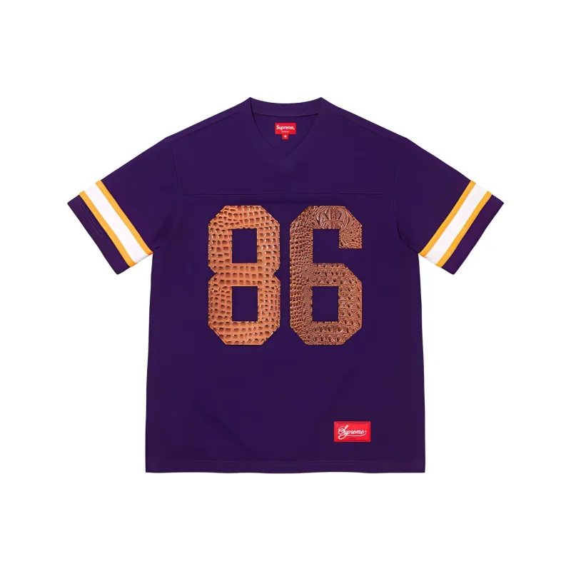Supreme Faux Croc Football Jersey-6