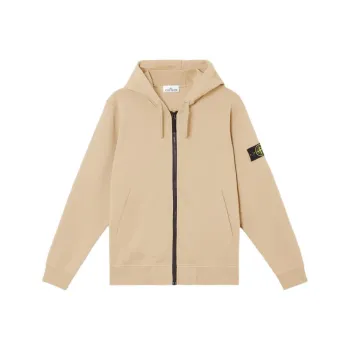 STONE ISLAND Compass Patch Zip Up Hoodie