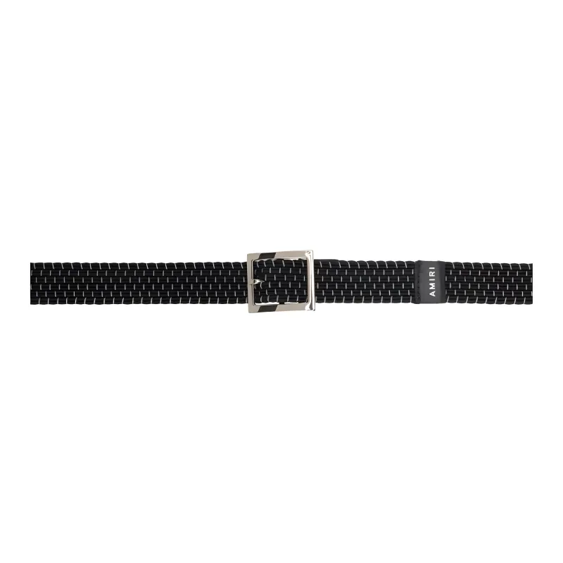 AMIRI Woven Design Belt Men's Black Width: 3CM-0