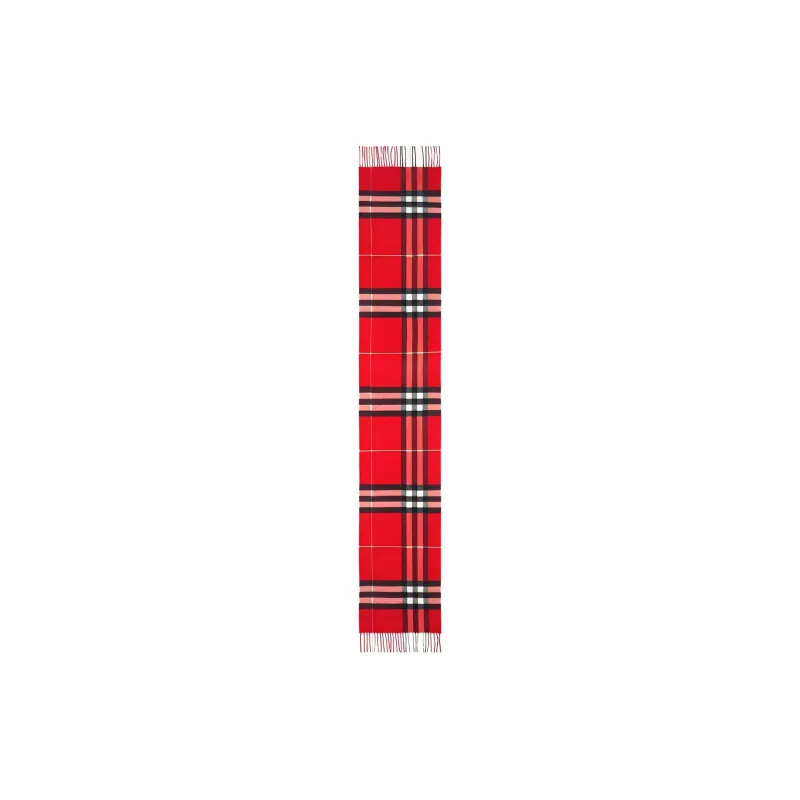 Burberry The Classic Checked Fringed Scarf-2