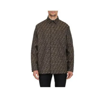 FENDI All Over Monogram Jacquard Overshirt