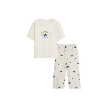 GOSO Pajama Set Women's Ivory White