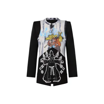 LOUIS VUITTON New Quarterly Products Of LV FW22 Jackets Coats Men's Black