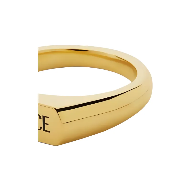 VERSACE Logo engraved Ring-2
