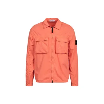 STONE ISLAND Jackets Men Orange