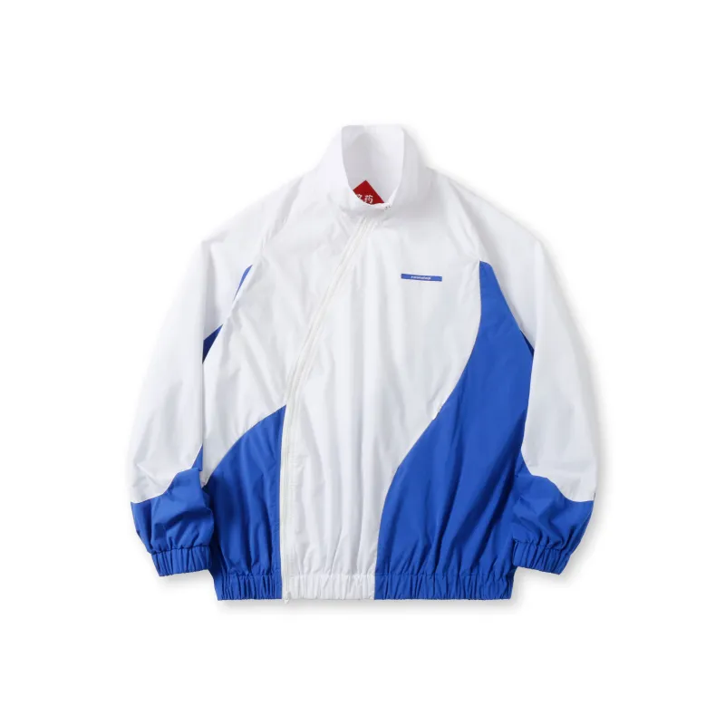 YAOJIUJIUQI Loose Fit Jacket Unisex Blue-0