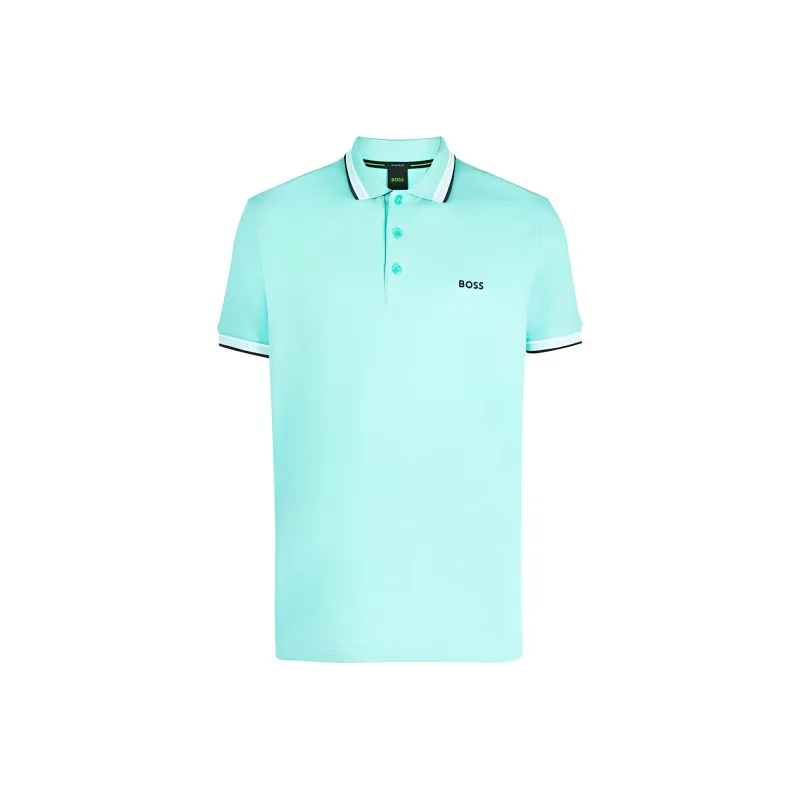 HUGO BOSS Polo Shirts Men Green-0