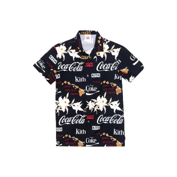 KITH X Coca Cola Hawaiian Camp Button Up
