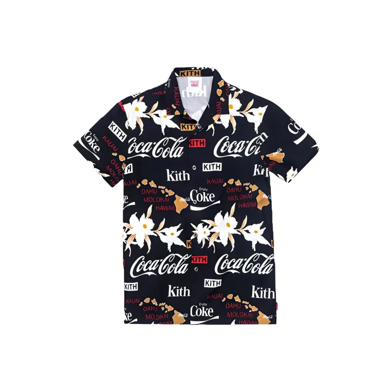 KITH X Coca Cola Hawaiian Camp Button Up-0