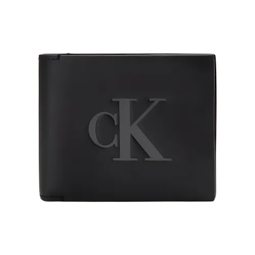 CALVIN KLEIN Cow Leather Wallet Men's Black