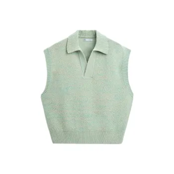 ZARA Tank Tops Men's Light Blue Green