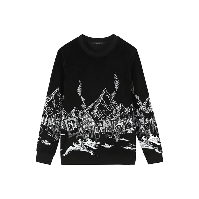 DAVID NAMAN Sweatshirt Men's Black-0