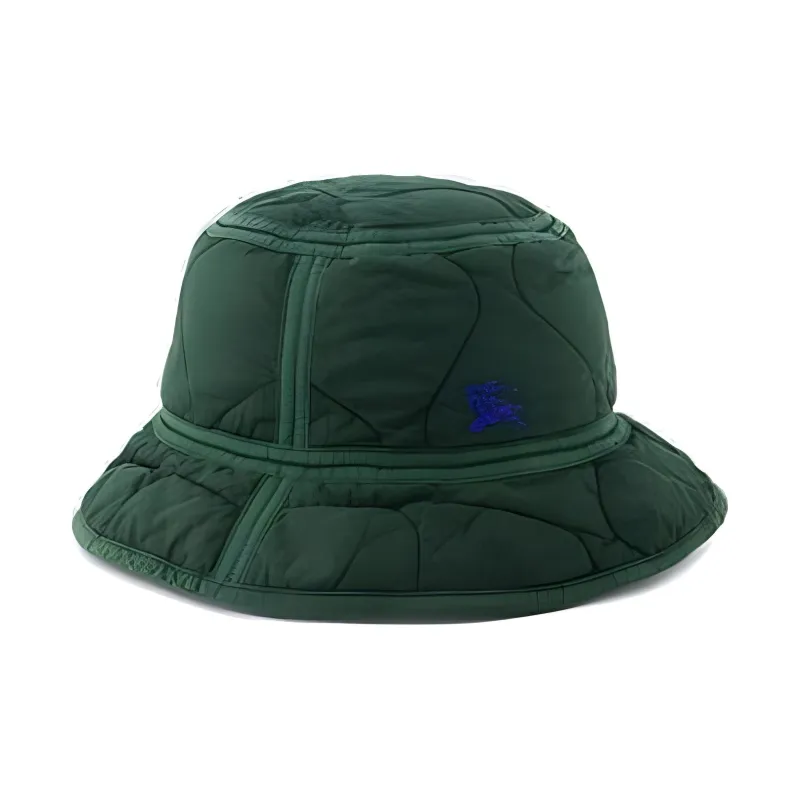 Burberry Logo Embroidered Quilted Bucket Hat-1