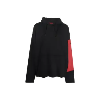 424 Drawstring Cotton Hoodie