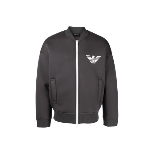 EMPORIO ARMANI Met jackets Coats Men's Black